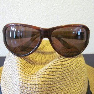 Kieselstein-Cord AH-SO II Sunglasses in Brown/Almond Brown